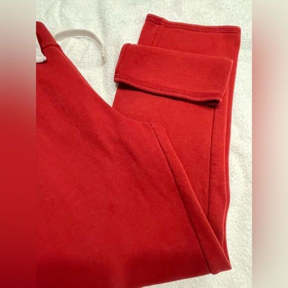 Medium 10/12 Urban Pipeline red fleece 2-pocket pull on athletic pants bottoms - Picture 7 of 12